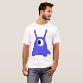 Klassiek blauw t-shirt (Voorkant volledig)
