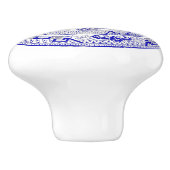 Klassiek blauw, vrij Bord ontwerp Keramische Knop (Zijkant)