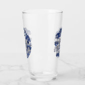 Klassiek blauw Willow China Design Glas (Links)