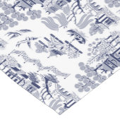 Klassiek blauw Willow China Design Korte Tafelloper (Hoek)