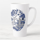 Klassiek blauw Willow China Design Latte Mok (Rechts)