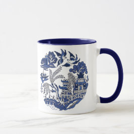 Klassiek blauw Willow China Design Mok