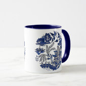 Klassiek blauw Willow China Design Mok (Voorkant rechts)