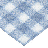 Klassiek blauw-wit geruit katoen tafelkleed (Gekanteld)