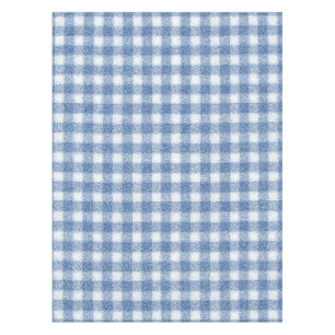 Klassiek blauw-wit geruit katoen tafelkleed