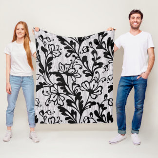 Klassiek Bloemendeken Fleece Deken