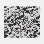 Klassiek Bloemendeken Fleece Deken (Voorkant (Horizontaal))