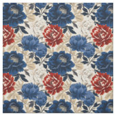 Klassiek bloempatroon stof (Swatch)