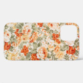 Klassiek  bloemweefsel Case-Mate iPhone case (Achterkant (horizontaal))