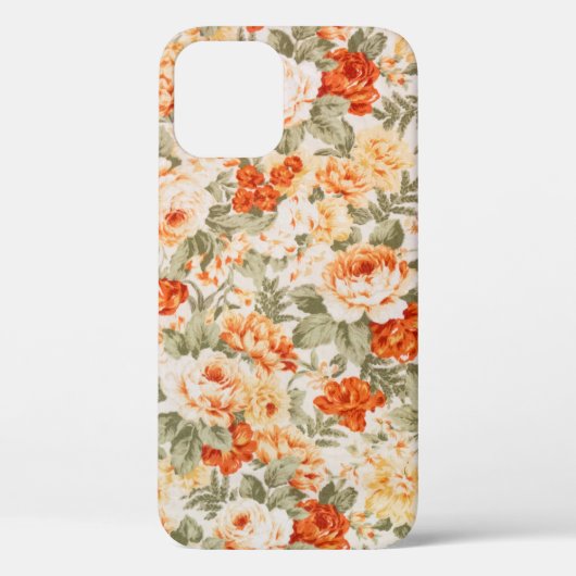 Klassiek  bloemweefsel Case-Mate iPhone case (Achterkant)