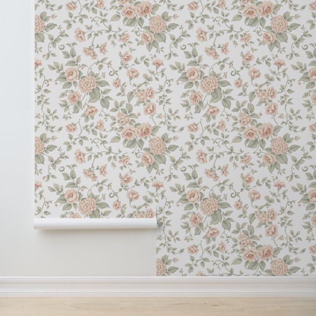 Klassiek Bloom Behang (Applicatie)