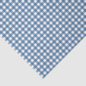 Klassiek Blue Gingham Tissuepapier (Detail)