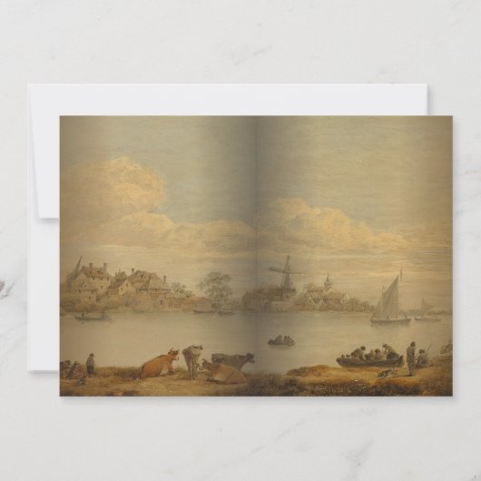 Klassiek  boek afstuderen kaart (Achterkant)