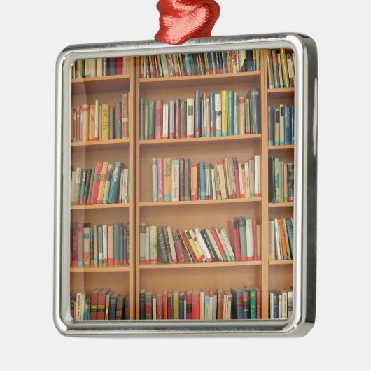 Klassiek boekenplank patroon, boekenkast,boeken,ou metalen ornament (Links)