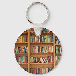 Klassiek boekenplank patroon, boekenkast,boeken,ou sleutelhanger