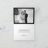 Klassiek Boekmerk 4 het Multi Elegante Huwelijk Bedankkaart (Binnen)