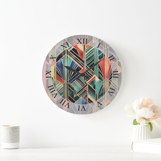 Klassiek Boho Jazzy geometrisch elegant ontwerp Grote Klok (Huis)