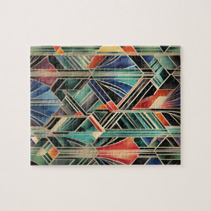 Klassiek Boho Jazzy geometrisch elegant ontwerp Legpuzzel