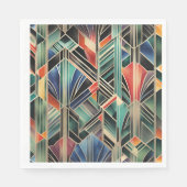 Klassiek Boho Jazzy geometrisch elegant ontwerp Servet (Voorkant)