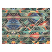 Klassiek Boho Jazzy geometrisch elegant ontwerp Tafelkleed (Voorkant (Horizontaal))