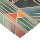 Klassiek Boho Jazzy geometrisch elegant ontwerp Tafelkleed (Gekanteld)