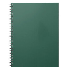 Klassiek bosgroen effen kleur minimalistisch notitieboek