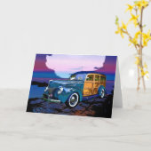 Klassiek Bosrijk Wenskaart Kaart (Gele Bloem)