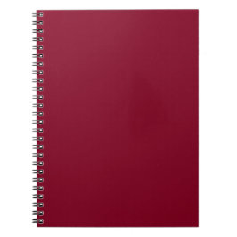 Klassiek Bourgondië Effen Kleur Minimalistisch Notitieboek