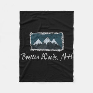 Klassiek Bretton Woods New Hampshire Wintersport Fleece Deken