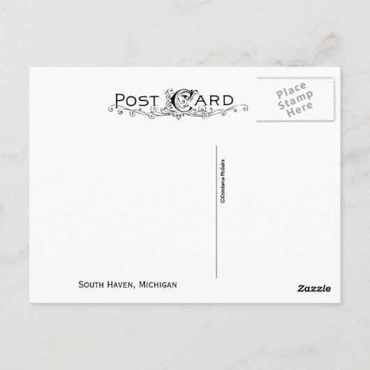 Klassiek Briefkaart (Achterkant)