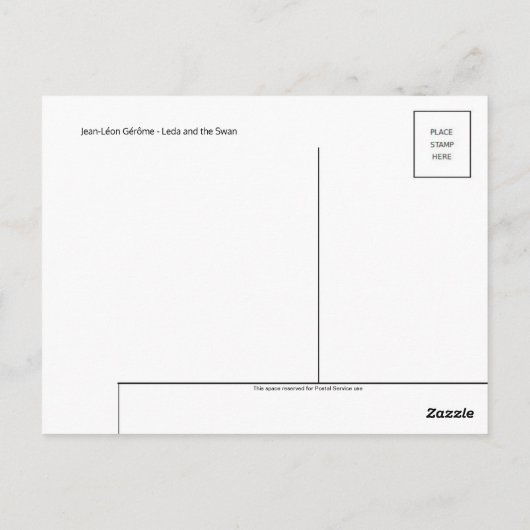 Klassiek Briefkaart (Achterkant)