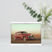 Klassiek Briefkaart: Pontiac Streamliner '41 Briefkaart (Staand voorkant)