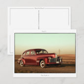 Klassiek Briefkaart: Pontiac Streamliner '41 Briefkaart (Voorkant / Achterkant)