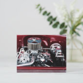 Klassiek Briefkaart van de Motor van de Auto (Staand voorkant)