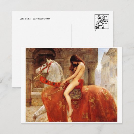 Klassiek Briefkaart voor schilderen (Voorkant / Achterkant)