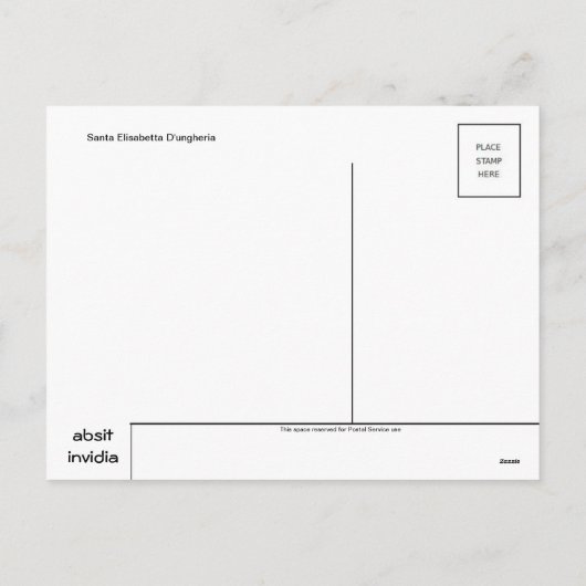 Klassiek Briefkaart voor schilderen (Achterkant)