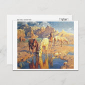 Klassiek Briefkaart voor schilderen (Voorkant / Achterkant)