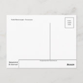 Klassiek Briefkaart voor schilderen (Achterkant)