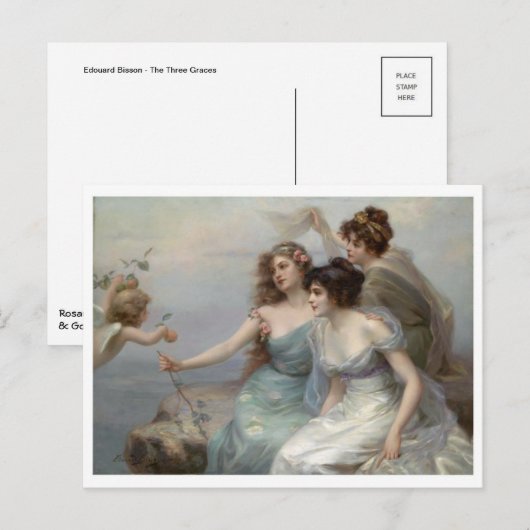 Klassiek Briefkaart voor schilderen (Voorkant / Achterkant)