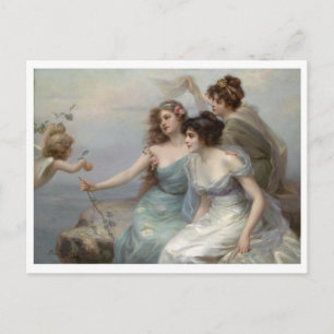 Klassiek Briefkaart voor schilderen