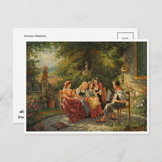 Klassiek Briefkaart voor schilderen (Voorkant / Achterkant)