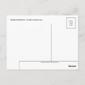 Klassiek Briefkaart voor schilderen (Achterkant)