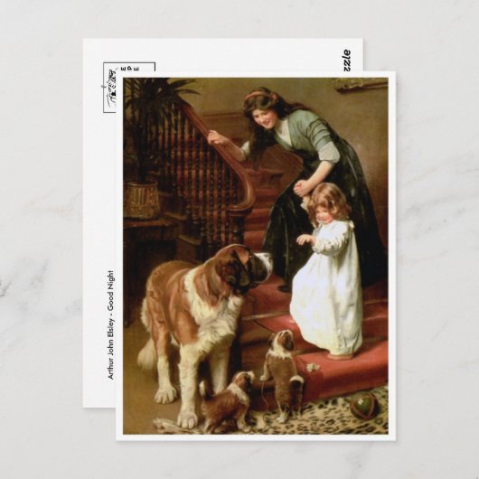 Klassiek Briefkaart voor schilderen (Voorkant / Achterkant)