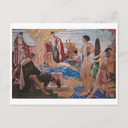 Klassiek Briefkaart voor schilderen (Voorkant)