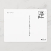 Klassiek Briefkaart voor schilderen (Achterkant)