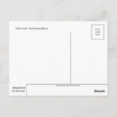 Klassiek Briefkaart voor schilderen (Achterkant)