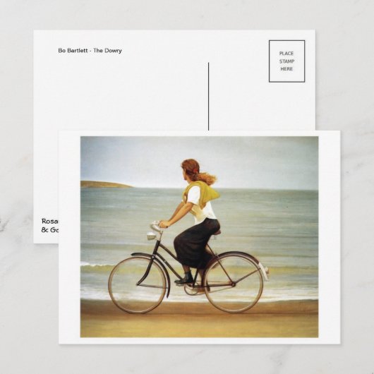 Klassiek Briefkaart voor schilderen (Voorkant / Achterkant)