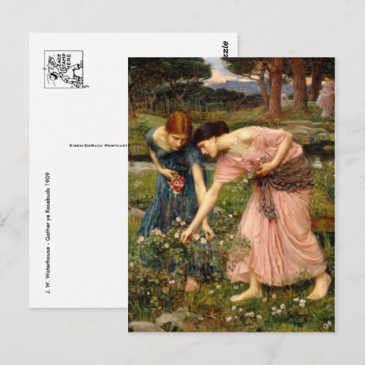 Klassiek Briefkaart voor schilderen (Voorkant / Achterkant)