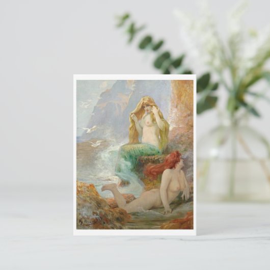 Klassiek Briefkaart voor schilderen (Staand voorkant)