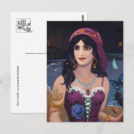 Klassiek Briefkaart voor schilderen (Voorkant / Achterkant)